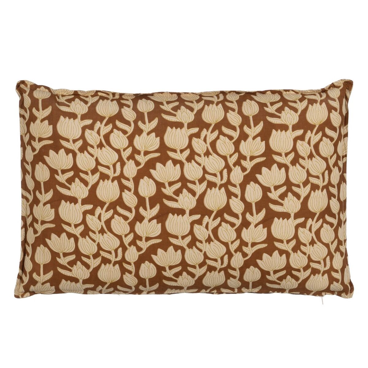 Kussen Katoen Bruin Beige 60 x 40 cm
